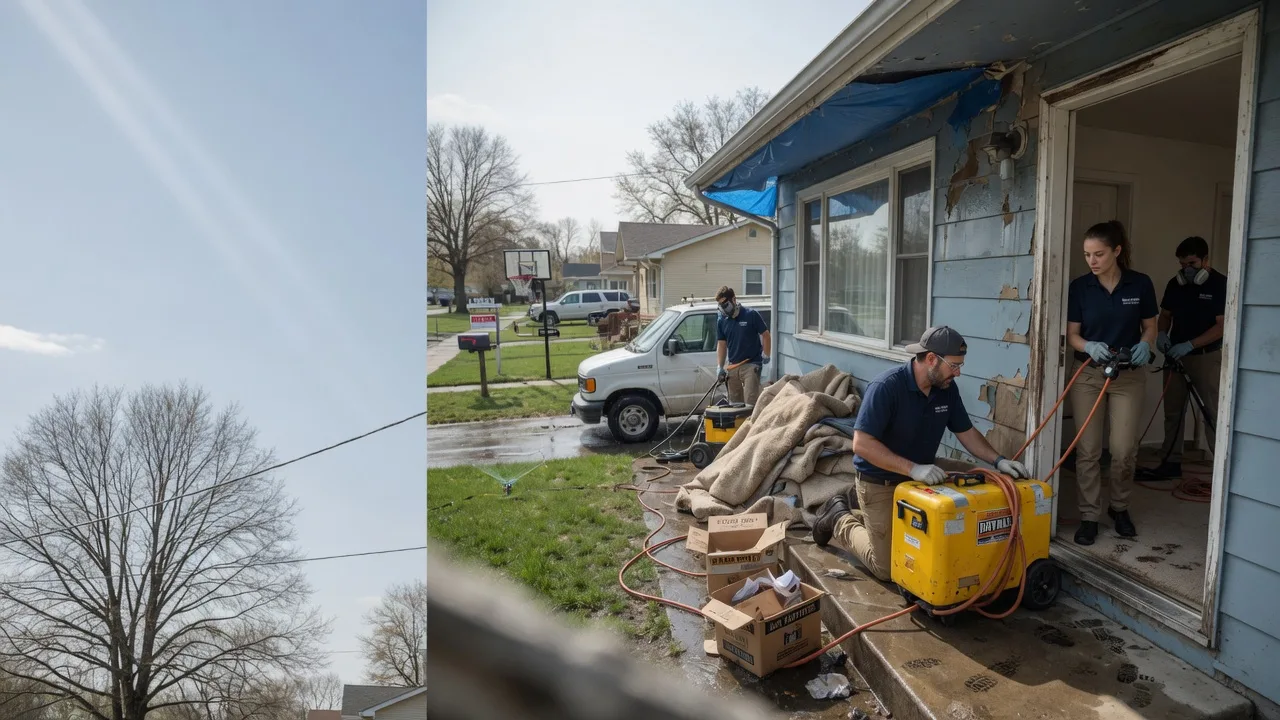 Basement Flood Cleanup in Dane, WI near me